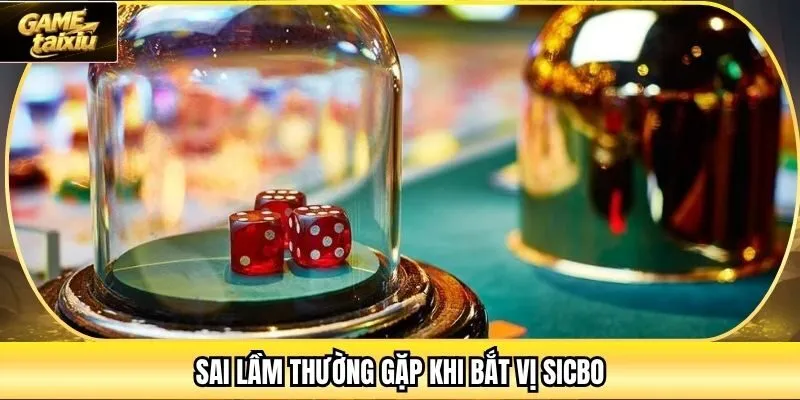 Sai lầm thường gặp khi bắt vị Sicbo
